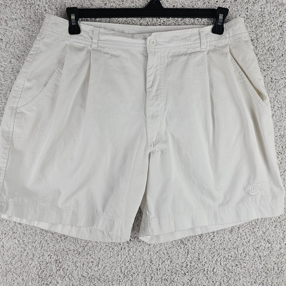 Nike Other - Vintage Nike White Pleated Tennis Shorts 80s 90s Men's XL 36x9